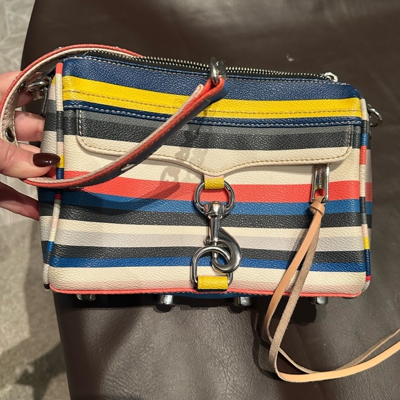 Rebecca Minkoff Handbags - Rebecca Minkoff Colorful Striped Crossbody Bag